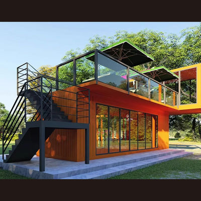 PVC Langit-langit Dan Aluminium Layar Geser Lantai Tunggal Pengiriman Kontainer Rumah Untuk Hidup / Kantor / Standard penyimpanan