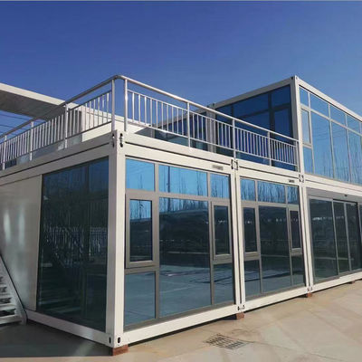 Casas prefabricadas de contenedores de 2 dormitorios sostenibles con características ecológicas
