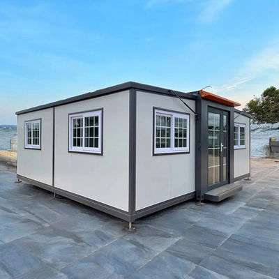 Buy PVC Sliding Window Prefabricated Shipping Container Homes With 60 ㎏/M2 Roof Loading Capacity And Laminate Flooring online manufacture