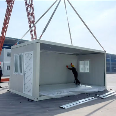 Mua Nhà container gấp hiện đại / Nhà container thép nhẹ mô-đun online manufacture