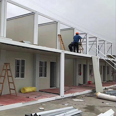 comprar La casa móvil prefabricada con una disposición continua del pasillo interior y una división espacial flexible, con un fuerte aislamiento de lana de roca y resistencia al fuego online manufacture