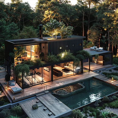 comprare Casa in contenitore pieghevole con telaio in lana di vetro online manufacture