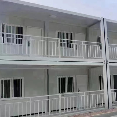 Φθηνό 2 υπνοδωμάτια Prefab Container House 2 ορόφους Προσαρμόσιμες σε 20ft 40ft