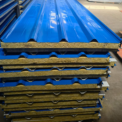 Moderne Glaswolle Isolierung Rockwool Sandwich Panel mit chemischer Beständigkeit Langlebig