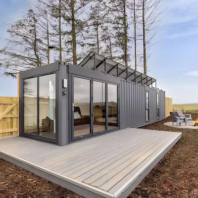 2.5mm 壁と屋根の厚さ 耐久性のあるラミネート床付きの標準単層コンテナ住宅