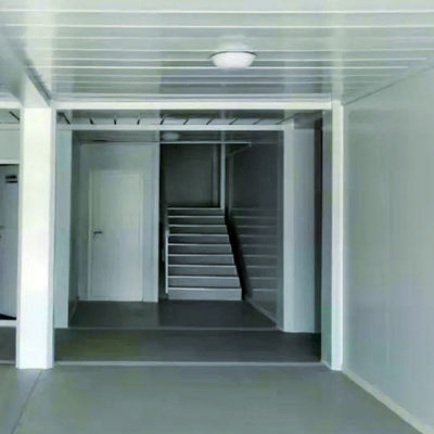 The prefabricated movable house with low foundation cost investment, rainproof inner corridor and worry-free passage, and B1-level fire protection is guaranteed