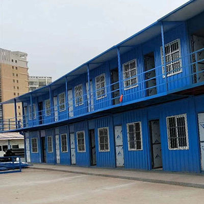 Q235 steel structure, suitable for earthquake-stricken areas and post-disaster reconstruction, can be deployed in batches to form 