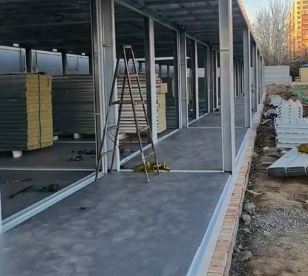 Ελαφρύ χάλυβα Ανθεκτικό στη φωτιά μεταλλικό σκαλισμένο πλάνο για προσωρινές κατοικίες